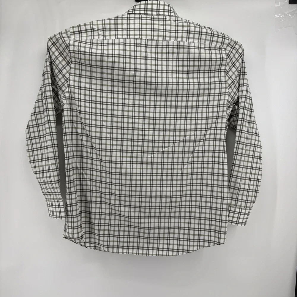 Banana Republic Slim Fit Stripe Button Down Shirt Men's Size XXL‎ Green